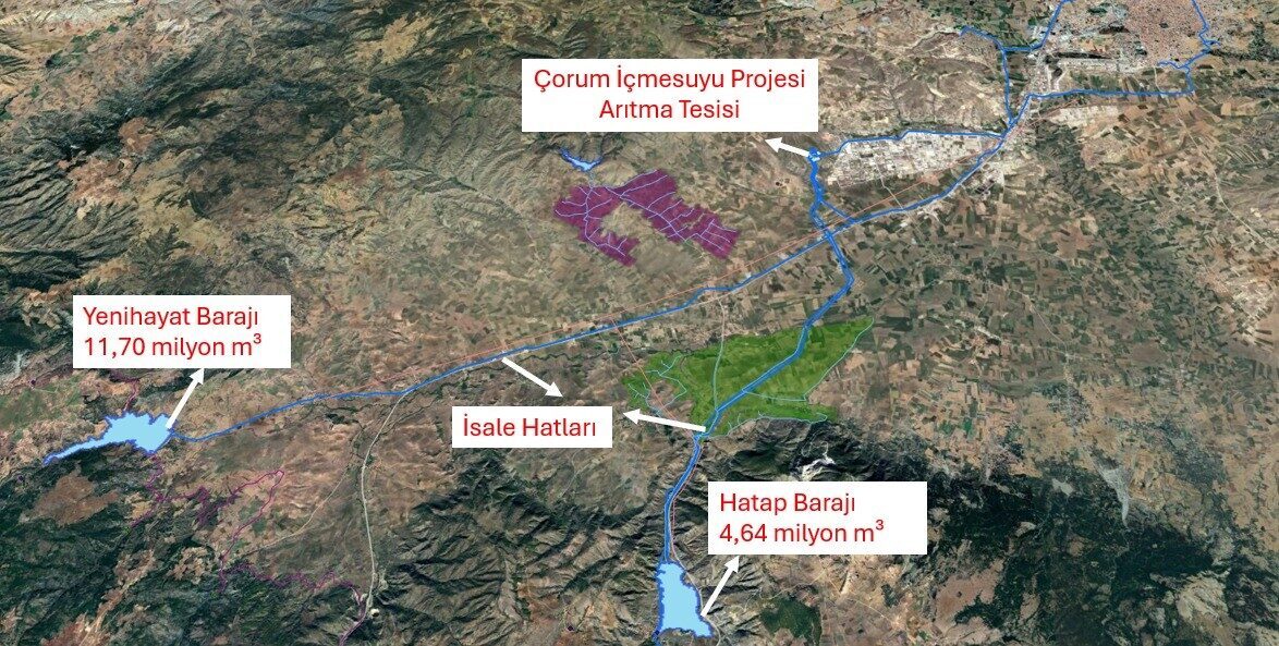 Çorum’da içme suyu için önemli bir proje daha hayata geçiriliyor