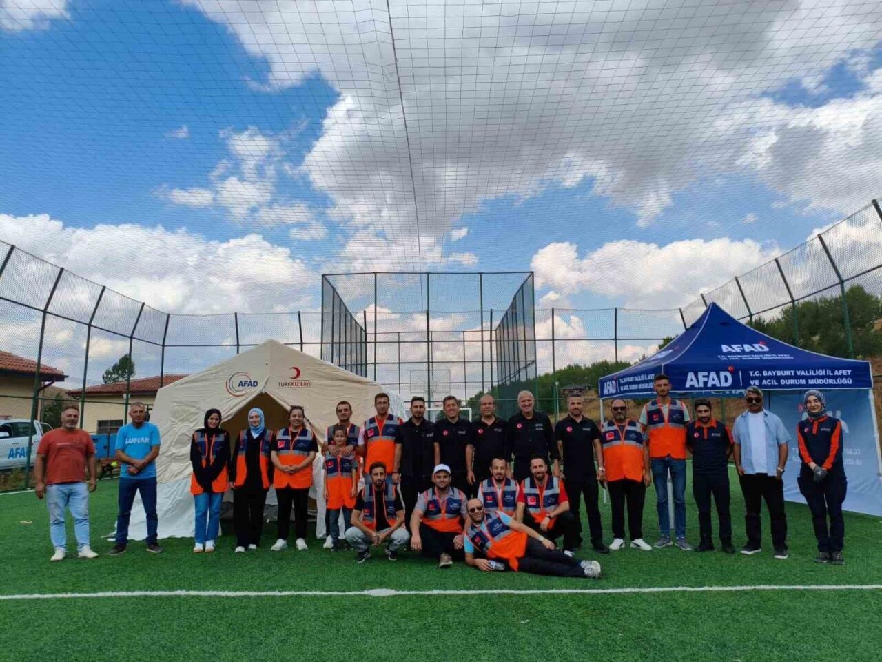 Destek AFAD gönüllüleri Demirözü’nde bir araya geldi