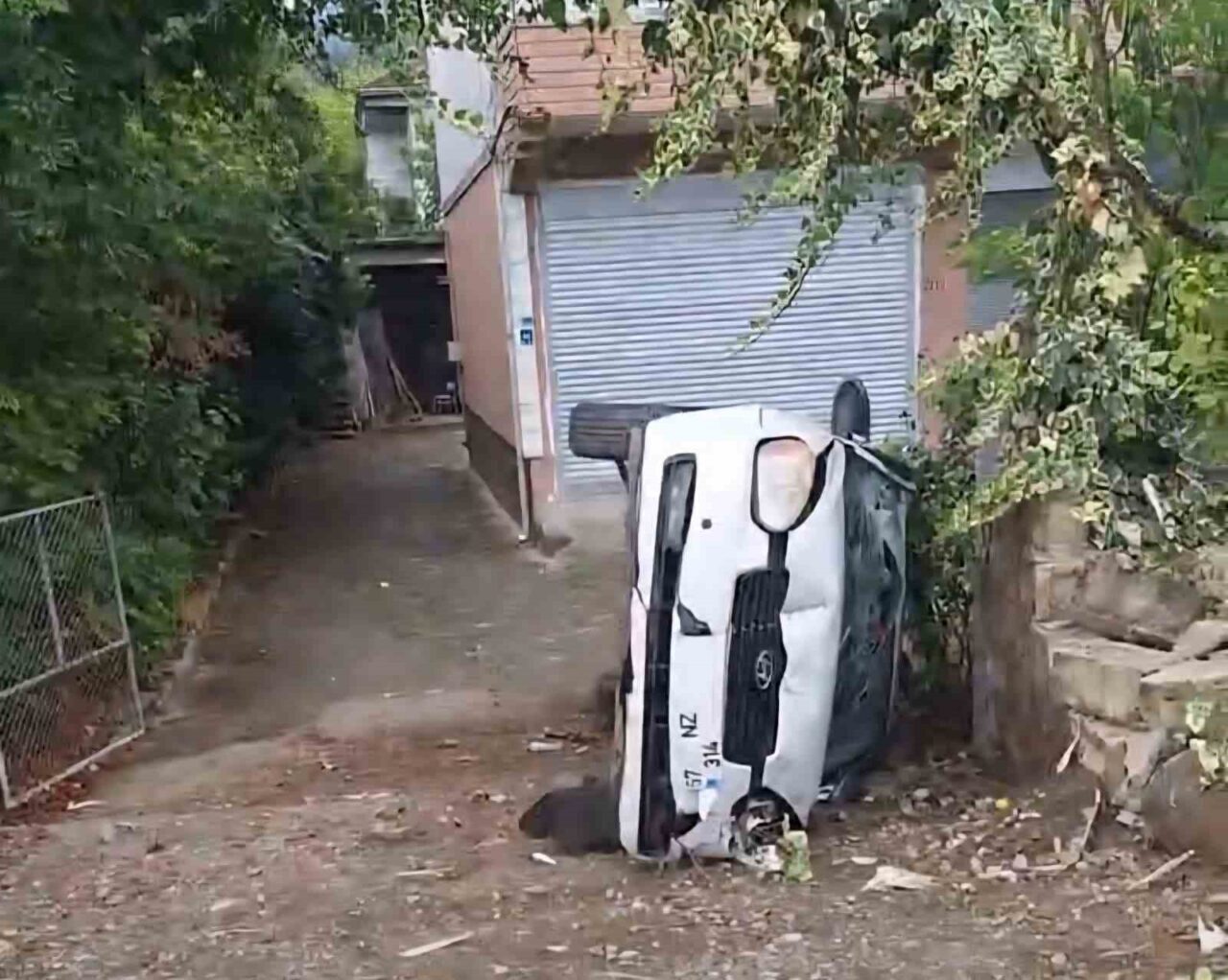 Devrek’teki trafik kazasında sürücü yara almadan kurtuldu