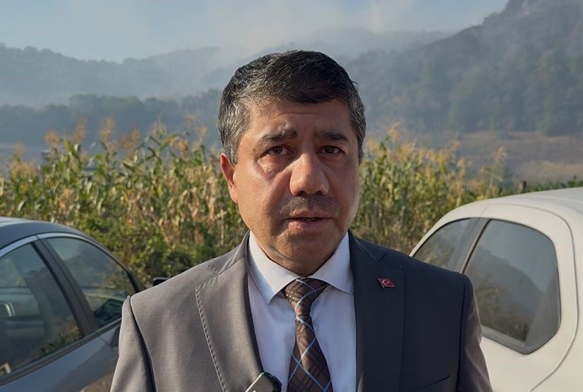 Düzce’deki orman yangını 6. saatinde: Havadan ve karadan müdahale sürüyor