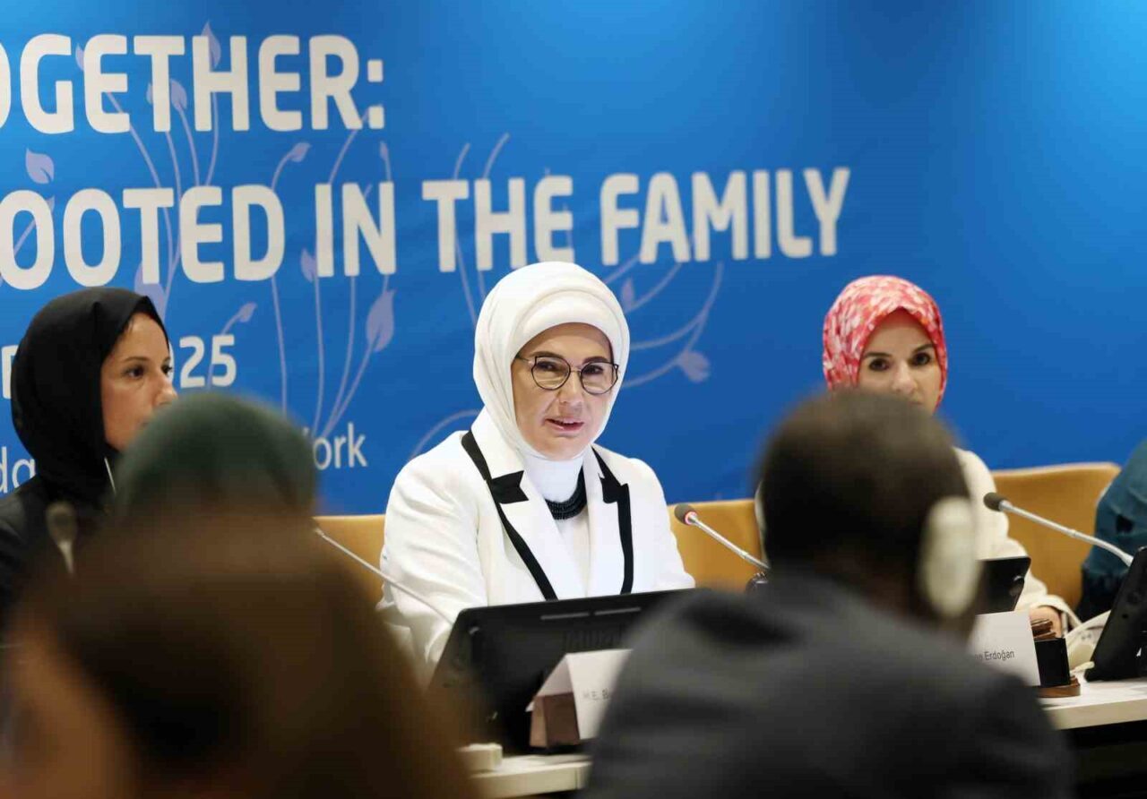 Emine Erdoğan, BM’de "Birlikte Daha İyiye: Aileden Başlayan Küresel Dayanışma" etkinliğinde konuştu