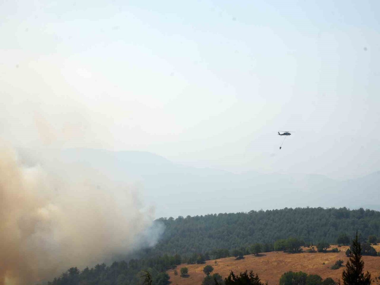Kastamonu’da orman yangınlarıyla mücadele sürüyor