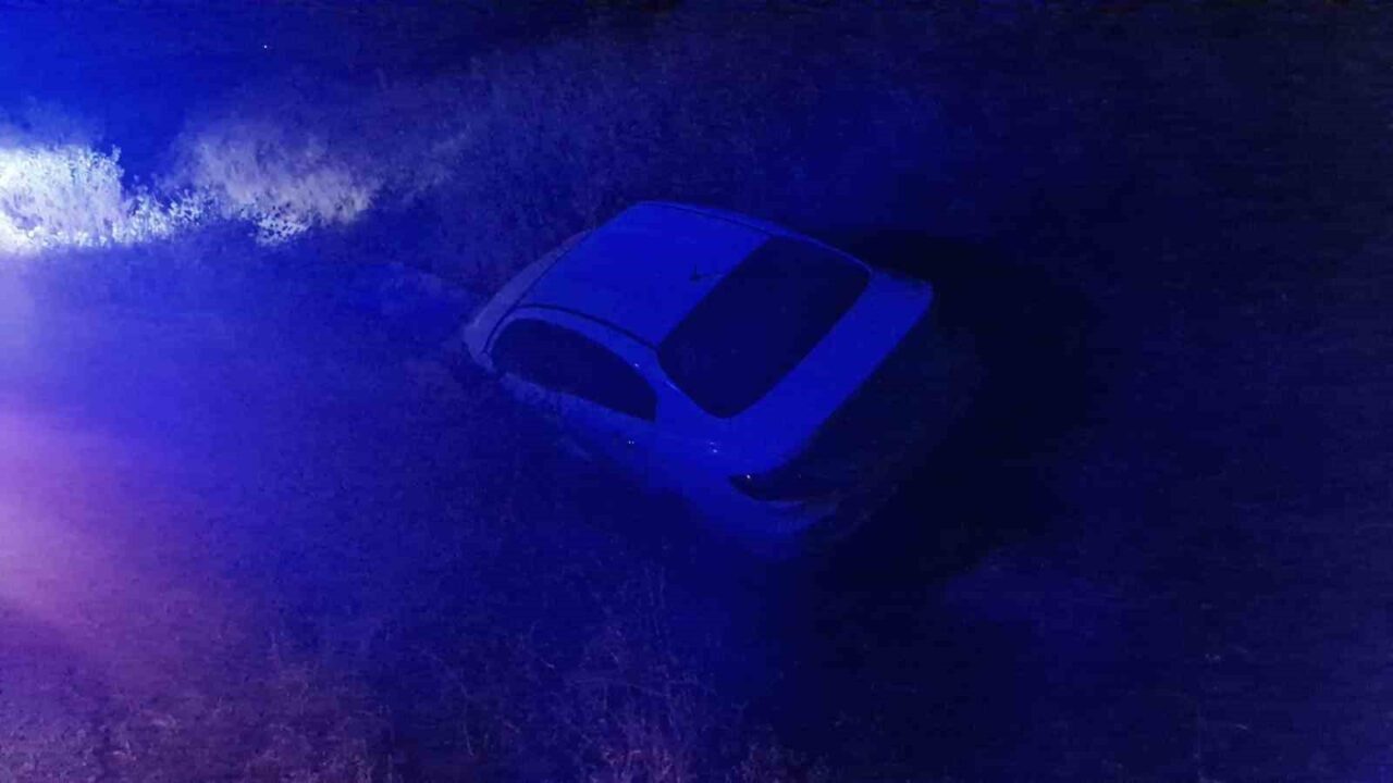 Kontrolden çıkan otomobil şarampole devrildi: 1 yaralı