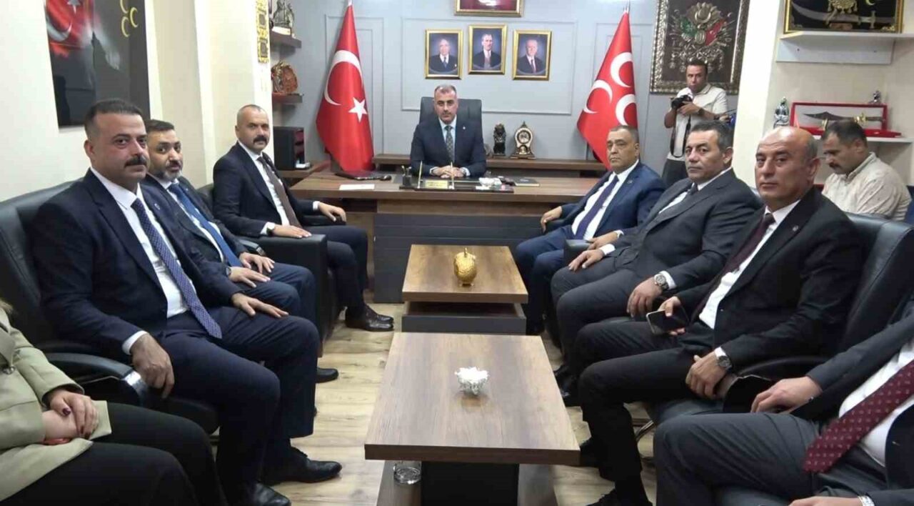 MHP heyeti "Terörsüz Türkiye" toplantıları çerçevesinde Kilis’te
