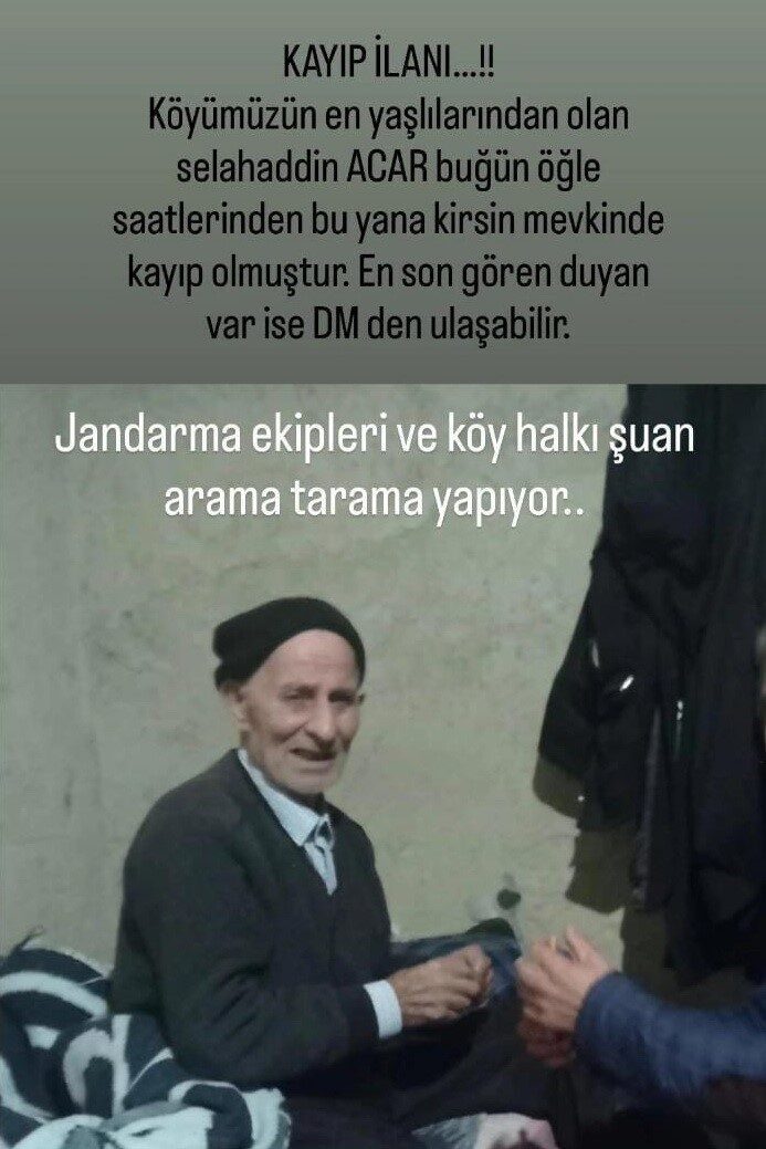 Samsun’da 84 yaşındaki adam kayboldu, ekipler seferber oldu