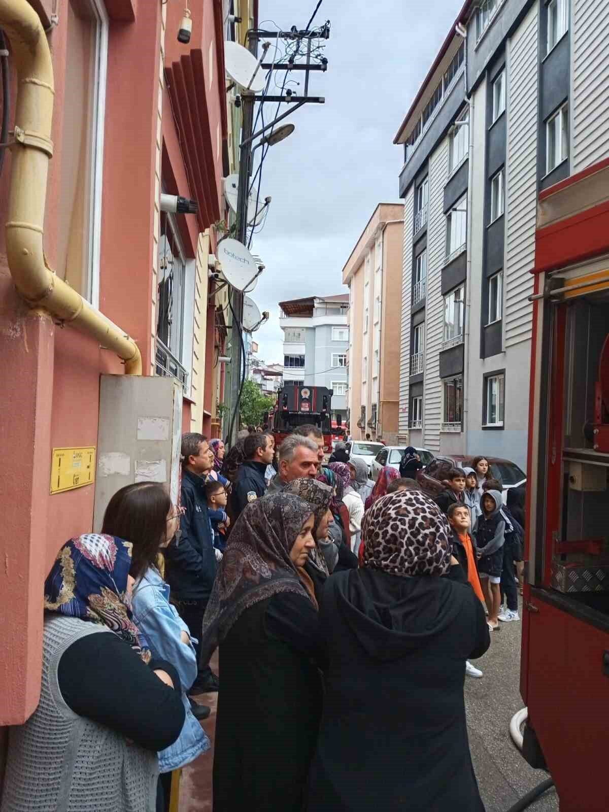 Samsun’da kombi patlaması korkuttu