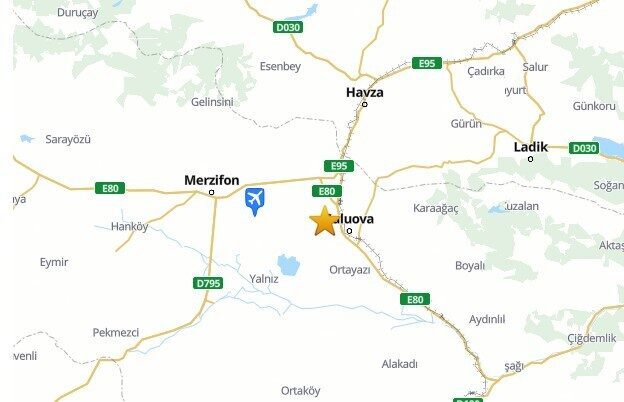 Suluova’da 2.3 büyüklüğünde deprem