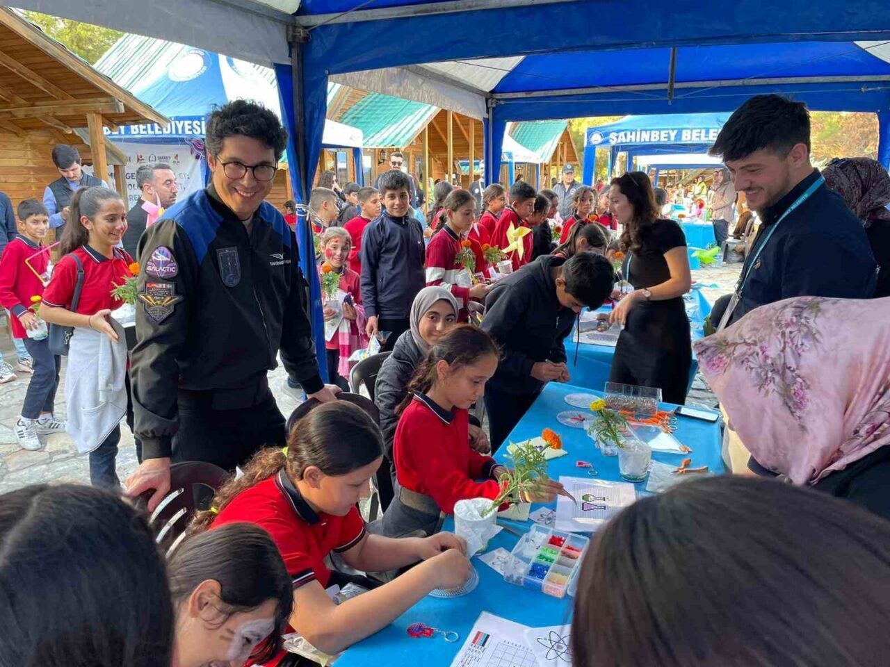 Astronot Tuva Cihangir Atasever, Şahinbeyli öğrencilerle buluştu