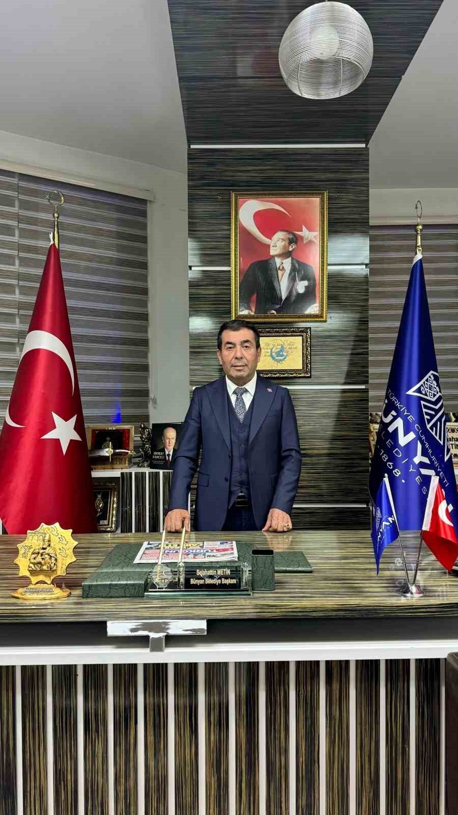 Başkan Metin: "2025 de Bünyanımıza yatırım 1 trilyon TL"