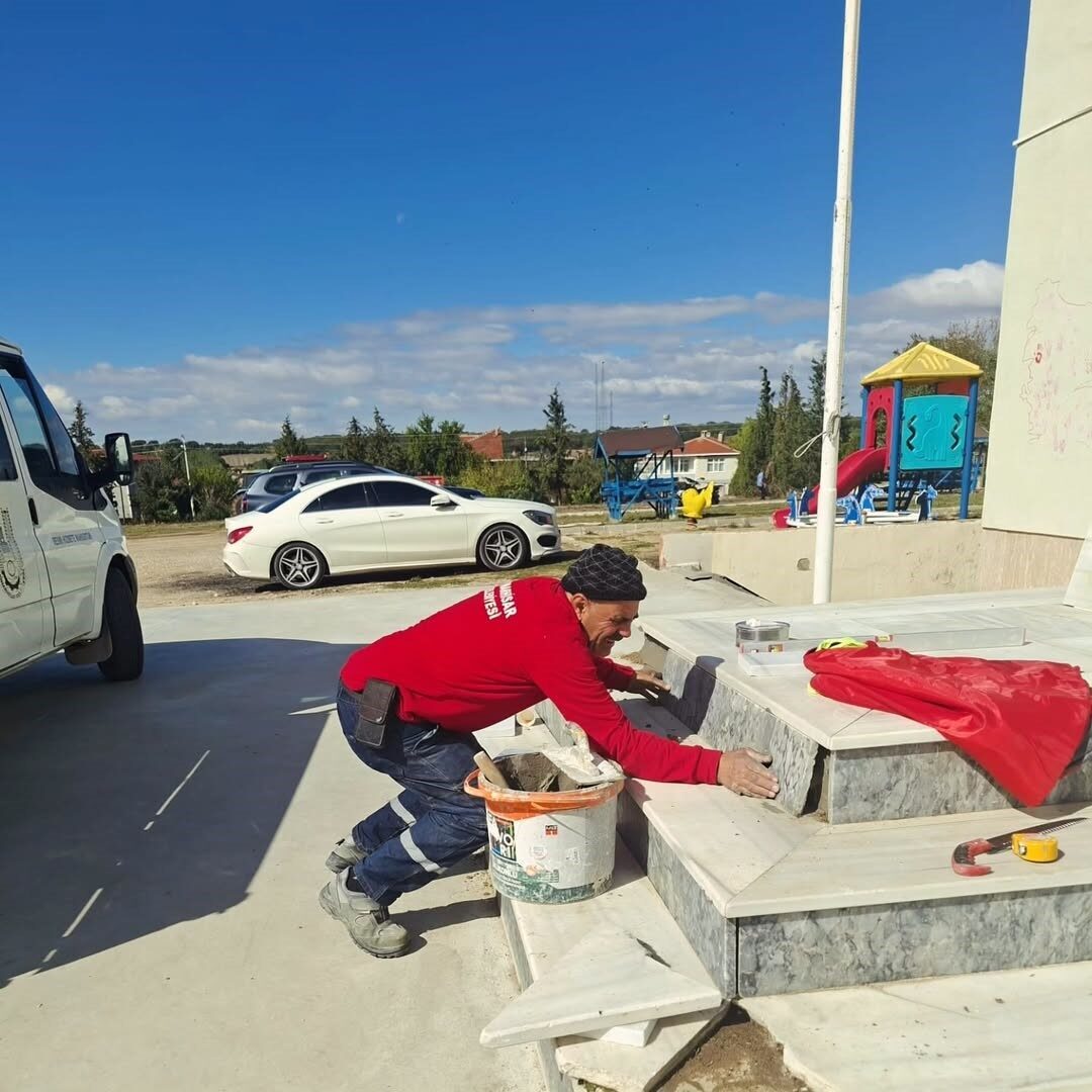 Belediyeden köy okullarına destek