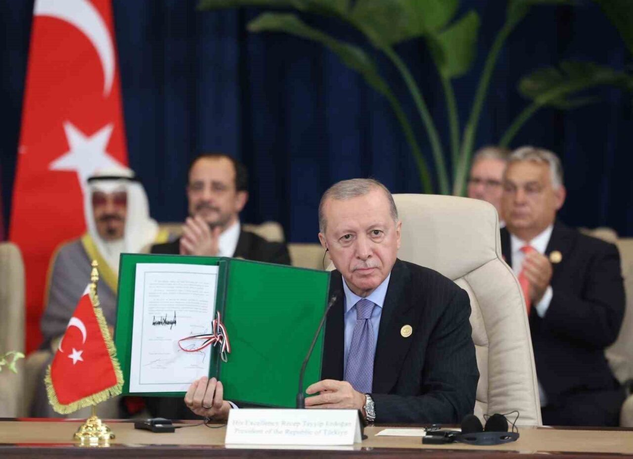 Cumhurbaşkanı Yardımcısı Yılmaz: "Niyet Beyanı ile bölgede kalıcı barış için önemli bir adım atılmıştır"