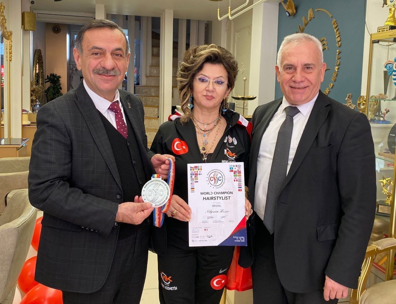 Dünya 2.’si kadın kuaför Denizli’nin gururu oldu