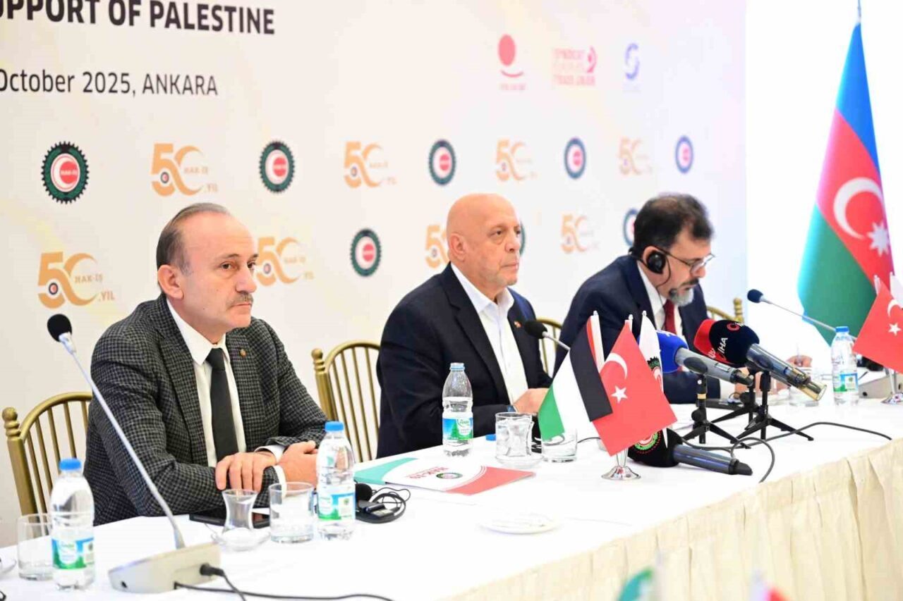 HAK-İŞ Başkanı Arslan: "HAK-İŞ, Filistin ve Gazze’de yapılan katliamlara ve soykırıma karşı net bir tavır ortaya koymuştur"