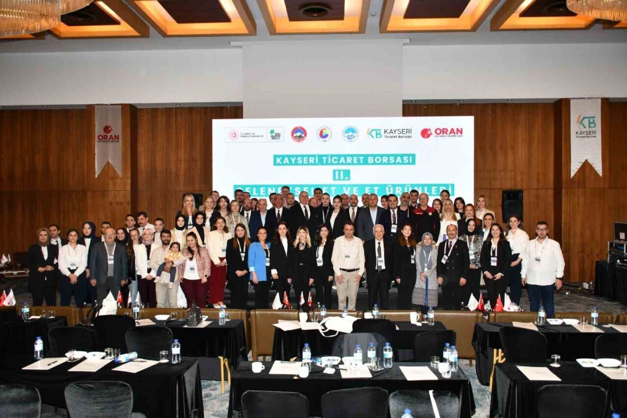 Kayseri Ticaret Borsası II. Geleneksel Et ve Et Ürünleri Çalıştayı tamamlandı