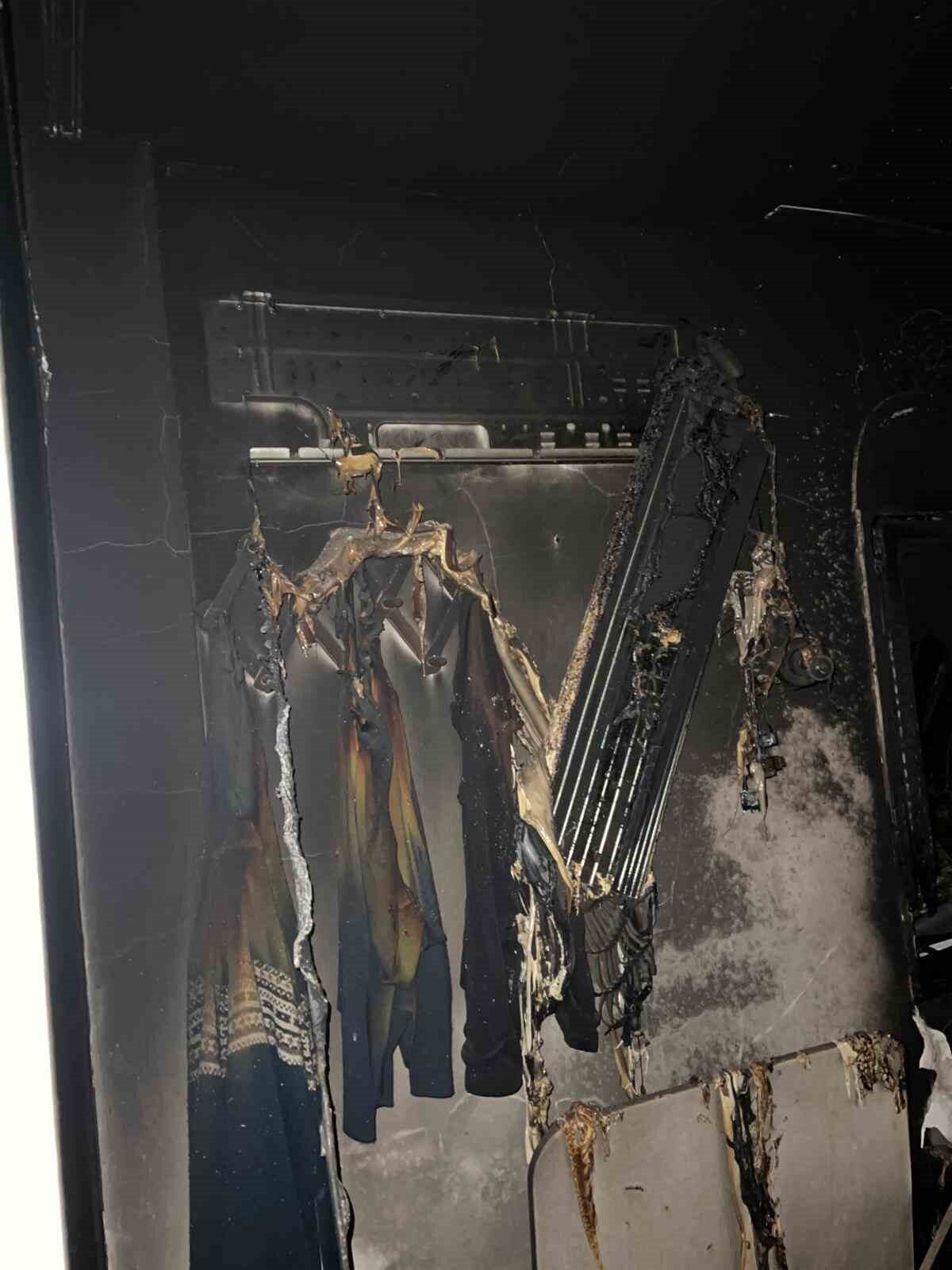 Klimadan çıkan yangında bir kişi hayatını kaybetti