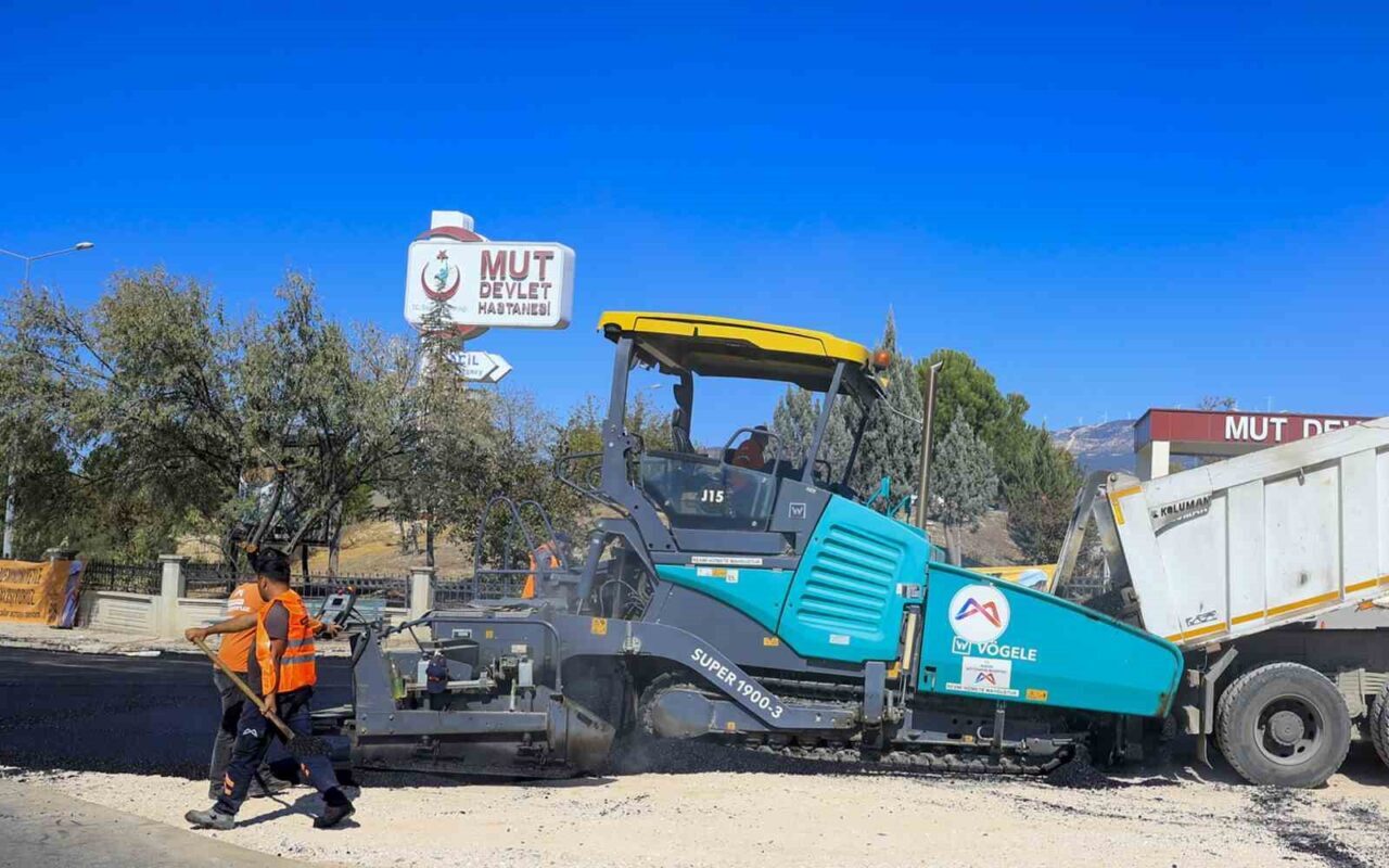 Mut’ta yenilenen yollar ulaşımı rahatlattı
