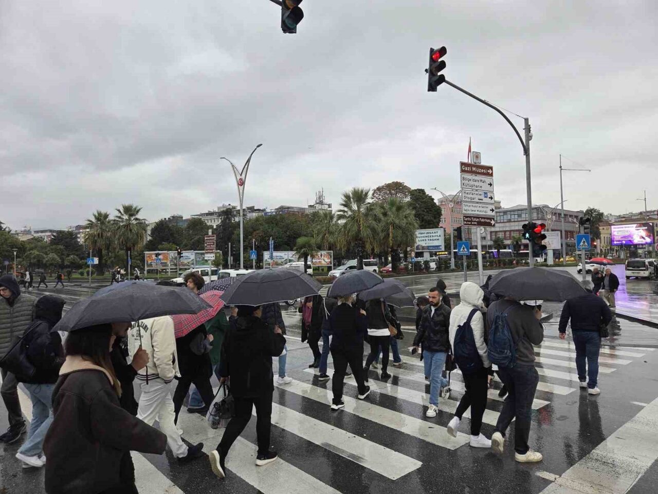 Samsun’da kuvvetli sağanak: Metrekareye 41,3 kilo yağış düştü