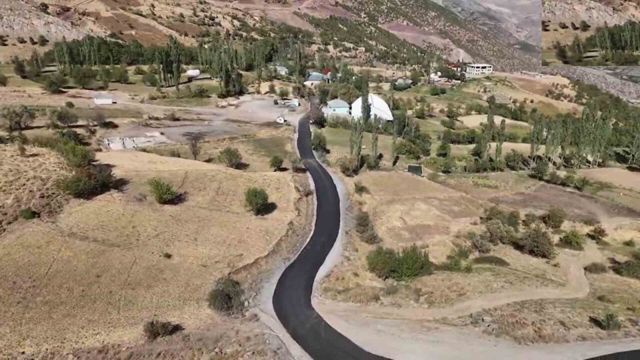 Şemdinli’de grup köy yolu asfaltlandı