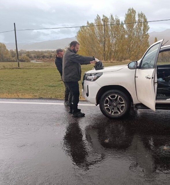 Tunceli’de kırmızı benekli alabalık avlayan şahsa ceza