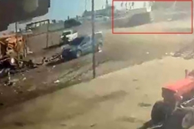 2 kişinin öldüğü kaza anı kamerada