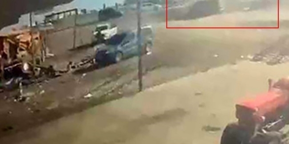 2 kişinin öldüğü kaza anı kamerada