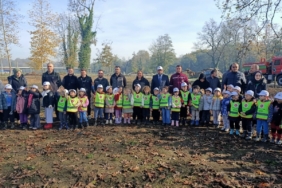 4-6 yaş Kur’an kursu öğrencileri fidan dikti