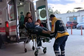 600 kiloluk demir silindirin altında kaldı