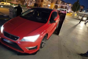 Abartı egzozlu otomobille drift atan sürücüye 74 bin TL ceza