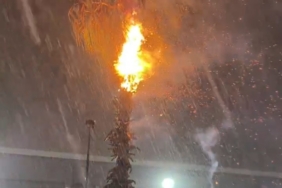 Adana’da düşen yıldırımlar yangına neden oldu