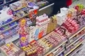 Alkollü müşteri, akaryakıt istasyonu çalışanını böyle darbetti