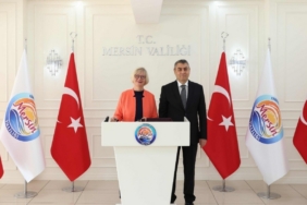 Almanya Büyükelçisi Sorg, Mersin’de Vali Toros ile görüştü