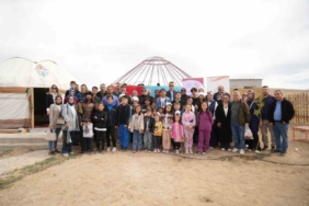 Altay köyünde "Ailem Okulum" projesiyle Kazak kültürü tanıtıldı