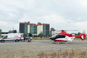 Ambulans helikopter kalp pili ihtiyacı olan hastaya umut oldu