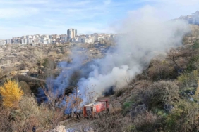 Ankara’da çöp yangını kontrol altına alındı