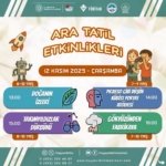 Ara tatilde öğrenciler, Bilim Merkezi’nde buluşacak