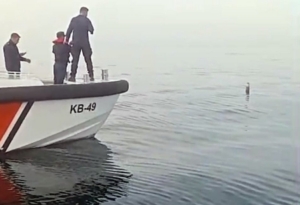 Artvin’in Hopa ilçesi açıklarında denizde roket motoru bulunduğu iddiası