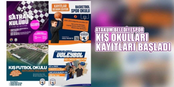 Atakum Belediyespor kış sezonu kayıtları başladı