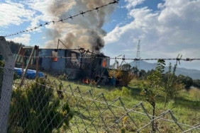 Bağ evinde korkutan yangın