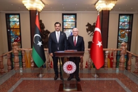 Bakan Güler, Libya Ulusal Ordusu Genel Komutan Yardımcısı Hafter’i kabul etti