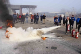 Başiskele’de yangın eğitimi ve tatbikatı