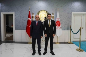 Başkan Özlü, Başsavcı Emre ile bir araya geldi