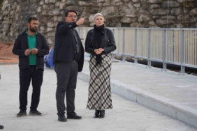 Başkan Subaşı Hamsu Köprüsündeki çalışmaları yerinde inceledi