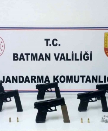 Batman’da kaçak silah operasyonu: 6 tutuklama