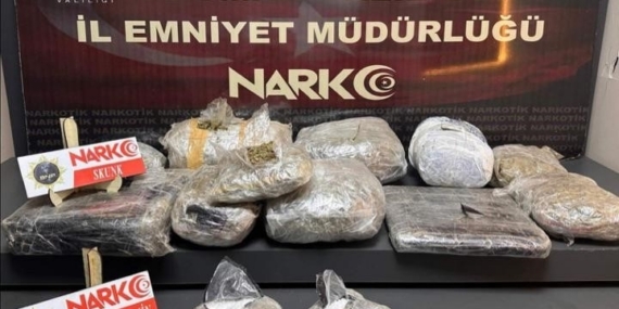 Batman’da uyuşturucu tacirleri hassas burun Hector’a yakalandı