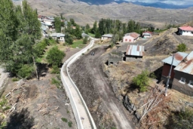 Bayraktar köyündeki taşkın kontrol inşaatında çalışmalar sürüyor