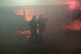 Besni’de konteyner yangını korkuttu