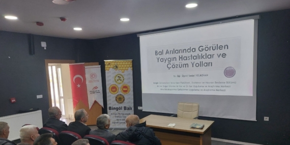 Bingöl’de arıcılara seminer verildi