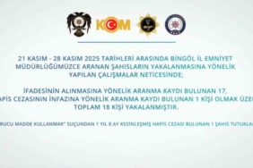 Bingöl’de suçlulara göz açtırılmıyor