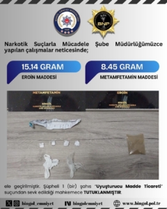 Bingöl’de uyuşturucu operasyonu