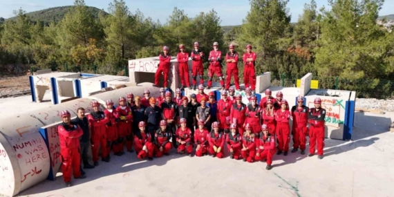 Bodrum Belediyesi kurtarma ekibi, sınavı başarıyla tamamladı